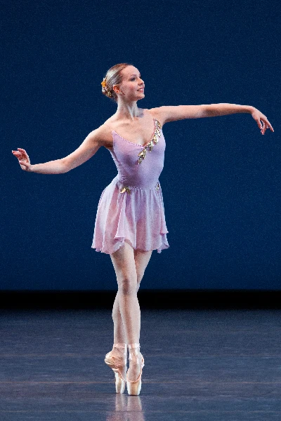 NYCB's Olivia MacKinnon in George Balanchine’s Ballade. Photo by Erin Baiano