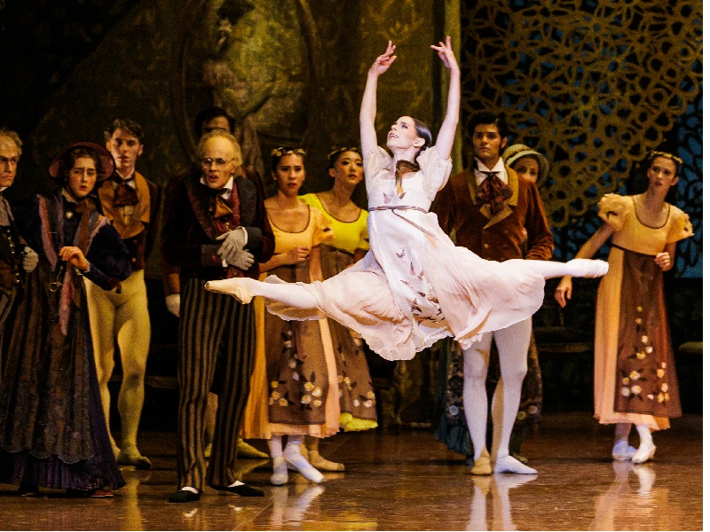 The Stuttgart Ballet's Elisa Badenes in John Cranko's Onegin. Photo by Yassine El Mansouri