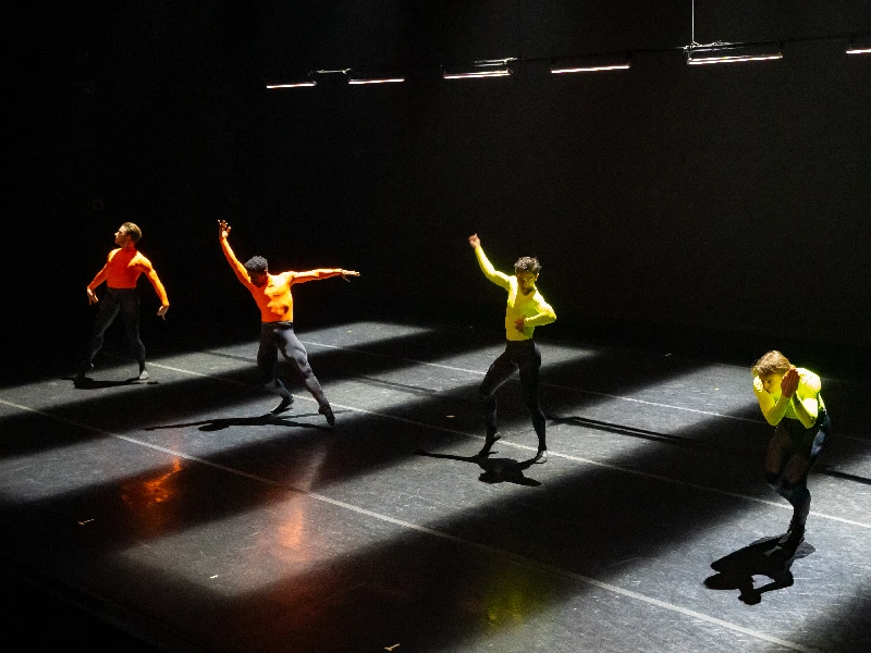 Alban Lendorf, Osiel Gouneo, Jeffrey Cirio, Daniil Simkin in Jack by Drew Jacoby. Photo by Steven Pisano